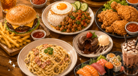 Ilustrasi makanan tinggi lemak (foto: AI)