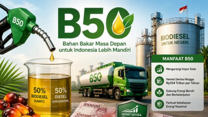 B50 Diproyeksi Tekan Impor Solar, Devisa Negara Berpotensi Hemat Rp154 Triliun (foto: Ilustrasi)