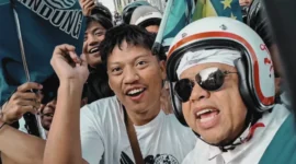 Dedi Mulyadi rayakan kemenangan Persib Bandung (Instagram)