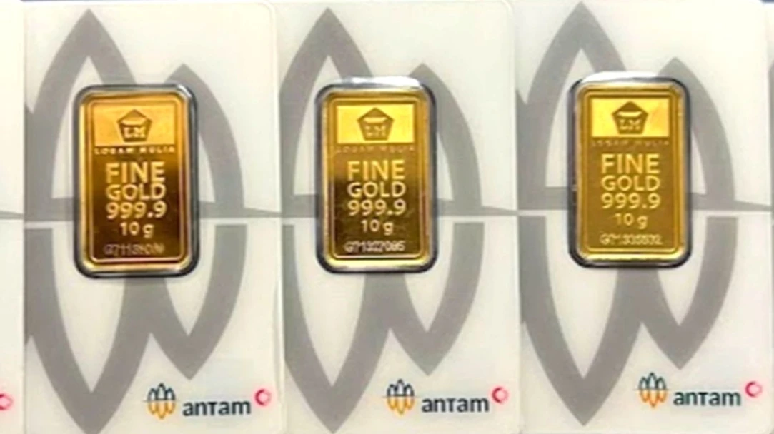 Harga Emas Antam Hari Ini Turun (foto: kompas)