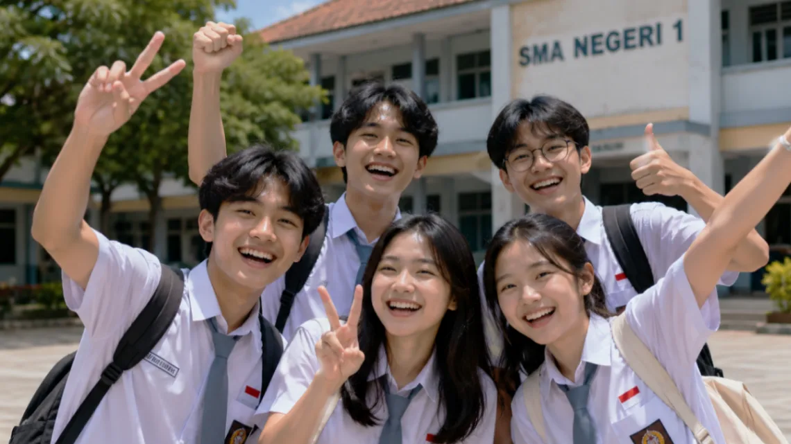 Siswa siswi SMA (foto: Ilustrasi/AI)