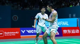 Fajar/Fikri Melaju ke Semifinal Singapore Open 2026 (foto: cnn)