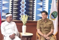 Gubernur Jawa Barat Dedi Mulyadi dan Bupati Indramayu, Lucky Hakim (foto: diskominfo.indramayukab)