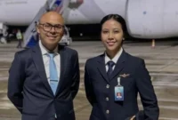 Sosok Captain Tania Citra, Pilot Muda di Balik Penerbangan Prabowo ke Prancis  (foto: Ig. Dirgayuza Setiawan)