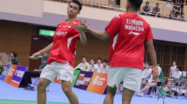 Tim Bulutangkis RI ke Perempatfinal Kejuaraan Asia Junior 2026 usai Kalahkan Macau, Kini Bidik Juara Grup (foto: pbsi)
