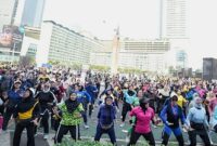 Judul: Hari Bhayangkara ke-80 Hadirkan Pekan Olahraga Polri, Warga Diajak Aktif Berpartisipasi (foto: korlantas.polri)