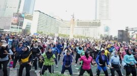 Judul: Hari Bhayangkara ke-80 Hadirkan Pekan Olahraga Polri, Warga Diajak Aktif Berpartisipasi (foto: korlantas.polri)