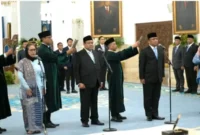 Pelantikan Pimpinan BGN, Prabowo Resmikan Nanik Sudaryati dan Said Iqbal sebagai Penasihat Khusus Presiden (foto: gakorpan)