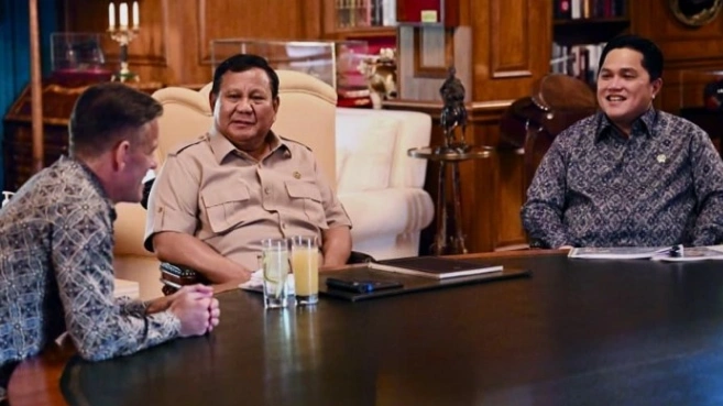 Ambisi Piala Dunia 2030 Jadi Fokus John Herdman Usai Bertemu Prabowo (foto : setneg)