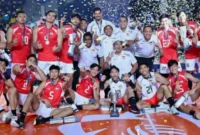 Timnas Voli Indonesia Raih Bonus Rp900 Juta, Apresiasi Juara AVC Men's Cup 2026 dan Target Lebih Tinggi (foto: asianvolleyball)