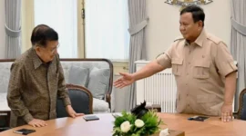Energi Hijau Jadi Prioritas, Prabowo dan Jusuf Kalla Bahas Penguatan Ketahanan Energi Nasional (foto: setneg)