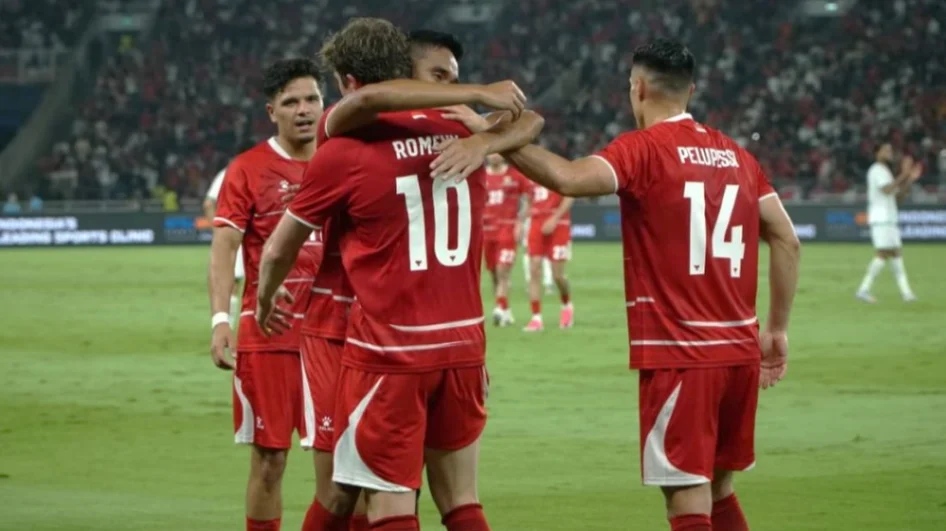 Indonesia Menang 3-0 atas Oman, Performa Garuda Jadi Sorotan Jelang Laga Berikutnya (foto: kompas)