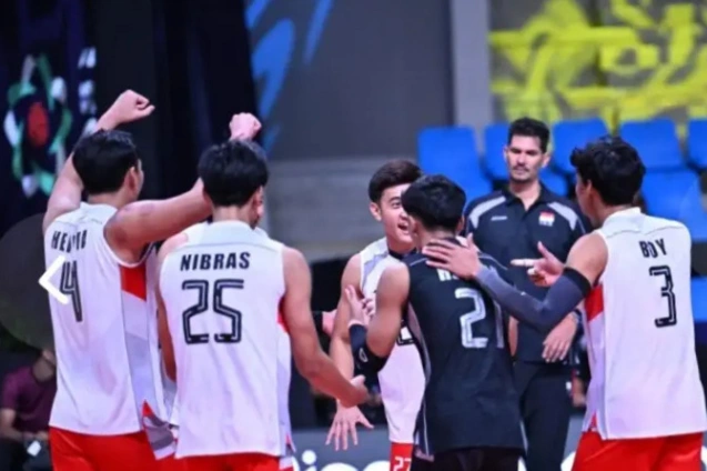 Timnas Voli Indonesia Lolos Semifinal AVC Men's Cup 2026, Satu Perubahan Ini Jadi Titik Balik Lawan Oman (foto: avc/ timesindonesia)