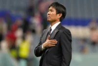 Kata Pelatih Jepang Usai Kalah Dramatis dari Brasil, Moriyasu Tetap Bangga dengan Perjuangan Samurai Biru (foto: AP/bola)