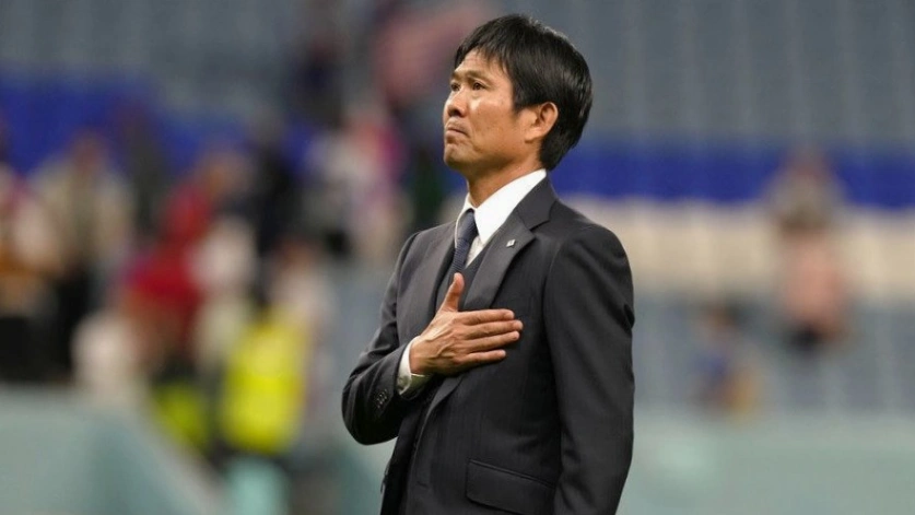 Kata Pelatih Jepang Usai Kalah Dramatis dari Brasil, Moriyasu Tetap Bangga dengan Perjuangan Samurai Biru (foto: AP/bola)