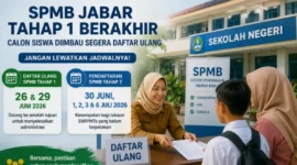 Ilustrasi - SPMB Jabar Tahap 1 Berakhir, Disdik Minta Calon Siswa Segera Daftar Ulang (foto: AI)