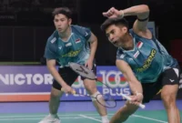 Hasil Australian Open 2026: Ganda putra Sabar/Reza memastikan tiket final Usai Menang atas Wakil Taiwan (foto: pbsi)