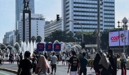 CFD Jakarta lebih pagi