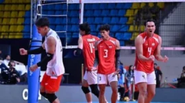 Indonesia ke Final AVC Men’s Cup 2026! Tim Merah Putih Tantang Korea Selatan usai mengalahkan India (foto: Volleyball World/cnnindonesia)