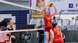 Timnas Voli Putri Indonesia U-18 Gagal ke Final Princess Cup 2026 Setelah Duel Lima Set (foto: tva/ vietnam.vn)