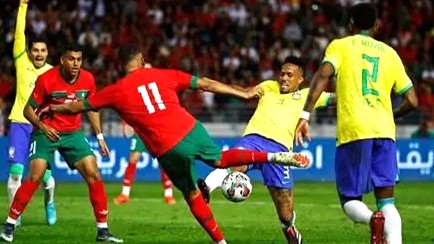 Hasil Brasil vs Maroko 1-1: Selecao Selamat Berkat Penampilan Gemilang Alisson Becker (foto: AP/inilah)
