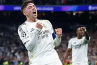 Kapten Pertama Real Madrid, Federico Valverde  (foto: app via getty images/bbc)