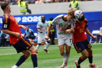 Hasil Piala Dunia 2026: Satu Gol Mikel Merino Ubah Nasib Spanyol di Perempat Final (foto: reuter/cnnindonesia)