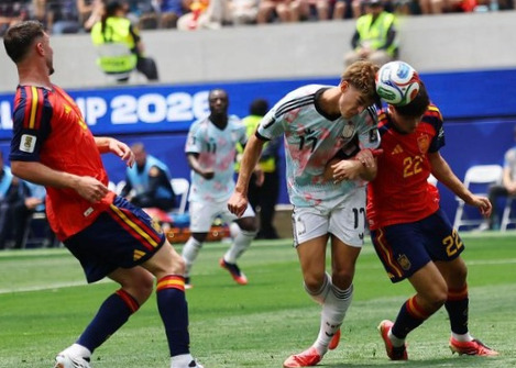 Hasil Piala Dunia 2026: Satu Gol Mikel Merino Ubah Nasib Spanyol di Perempat Final (foto: reuter/cnnindonesia)
