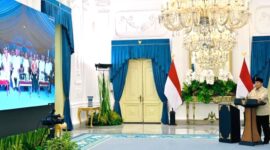 LNG Abadi Masela Resmi Dimulai, Prabowo Sebut Jadi Penggerak Kemandirian Energi Nasional (foto: presidenri)