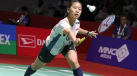 Putri KW Kalahkan Wang Zhi Yi, Melaju ke Semifinal Japan Open 2026 (foto: pbsi)