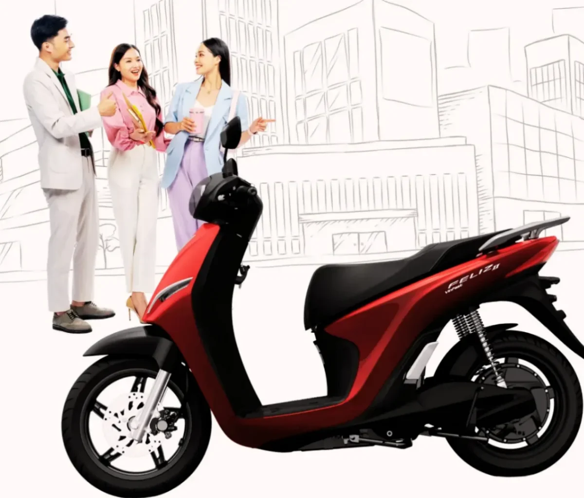 Jarak Tempuh Motor Listrik VinFast Capai 150 Km, Ini Perbedaan Evo, Feliz II, dan Viper (foto: vinfastauto)