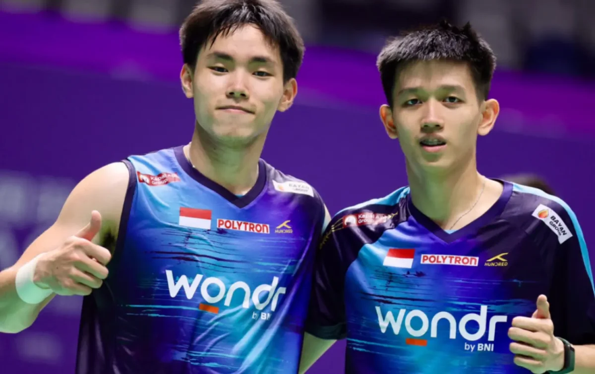 China Open 2026: Raymond/Joaquin Lolos ke Babak 16 Besar Usai Menang Dramatis atas Ganda Taiwan (foto: pbsi)