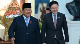 Pertukaran Pelajar Indonesia-Singapura Makin Erat, Lawrence Wong Ajak Siswa SMA Garuda Belajar di Singapura (foto: setneg)