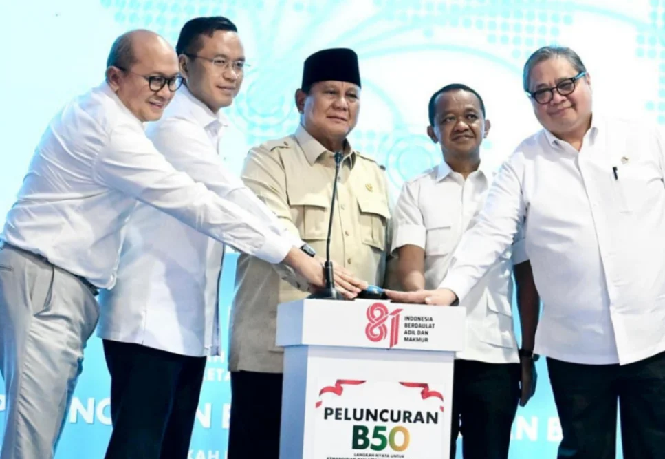 Program Mandatori B50 Resmi Meluncur, Indonesia Perkuat Kedaulatan Energi Nasional (foto: setneg)