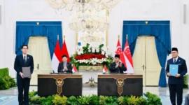 Kerja Sama Indonesia-Singapura Makin Erat, Prabowo dan Lawrence Wong Perkuat Energi hingga Pertahanan  (foto: setneg)