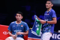 Fajar/Fikri Lolos 16 Besar China Open 2026 Usai Menang atas Wakil Tuan Rumah dalam Tiga Gim  (foto: pbsi)
