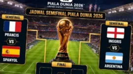 Jadwal Semifinal Piala Dunia 2026: Prancis vs Spanyol Dini Hari, Siapa Rebut Tiket Final? (foto: pdiperjuanganbali)