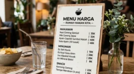 Ilustrasi - Arti Huruf K pada Harga, 