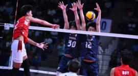 Hasil Semifinal SEA V Cup 2026: Indonesia Lolos ke Final Usai Kalahkan Vietnam 3-0, Tantang Kamboja Perebutkan Gelar foto: pbvsi)
