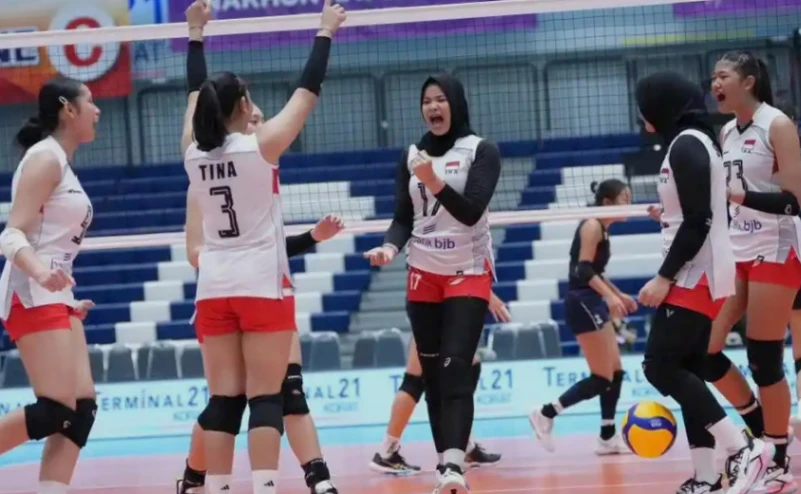Hasil AVC Girl's U-18 Championship 2026: Indonesia Tampil Berani, Jepang Tetap Amankan Kemenangan 3-0 foto: Instagram Thailand Volleyball Association/tribunnews)
