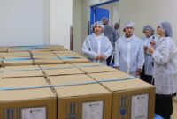 produksi Multiple Micronutrient Supplements (MMS) di pabrik Bayer Cimanggis, Depok, Jawa Barat (foto: bkip kementerian kesehatan)