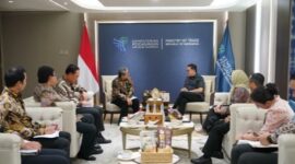 Menteri Perdagangan Budi Santoso menerima perwakilan PT Toyota Motor Manufacturing Indonesia (TMMIN) (foto: kementerian perdagangan)