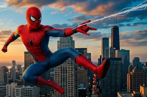 Spider-Man: Brand New Day Pecahkan Rekor Opening Weekend (Ilustrasi AI : Sisipublik.com)