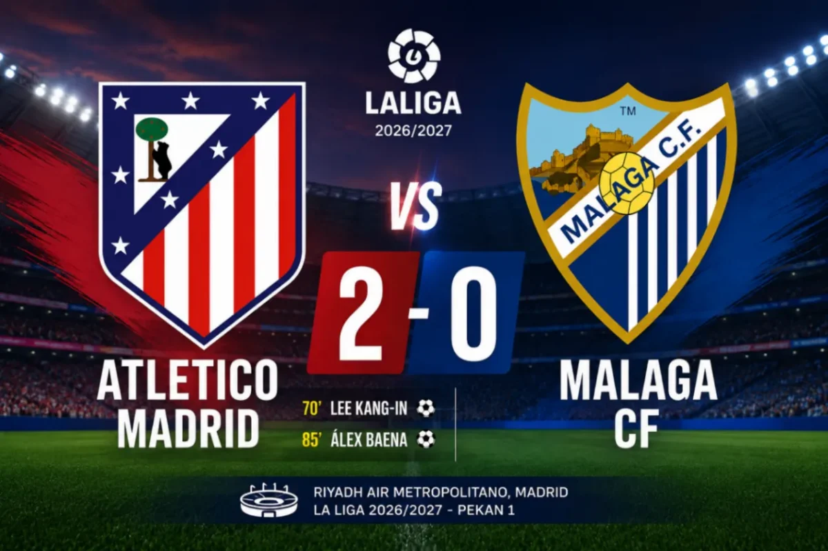Ilustrasi - Lee Kang-in mencetak gol pembuka Atletico Madrid vs malaga