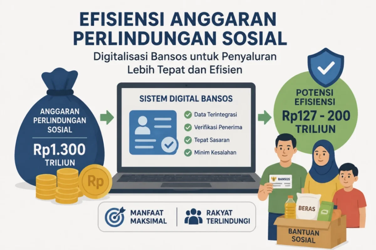 Ilustrasi - digitalisasi perlindungan sosial untuk meningkatkan akurasi data penerima bansos