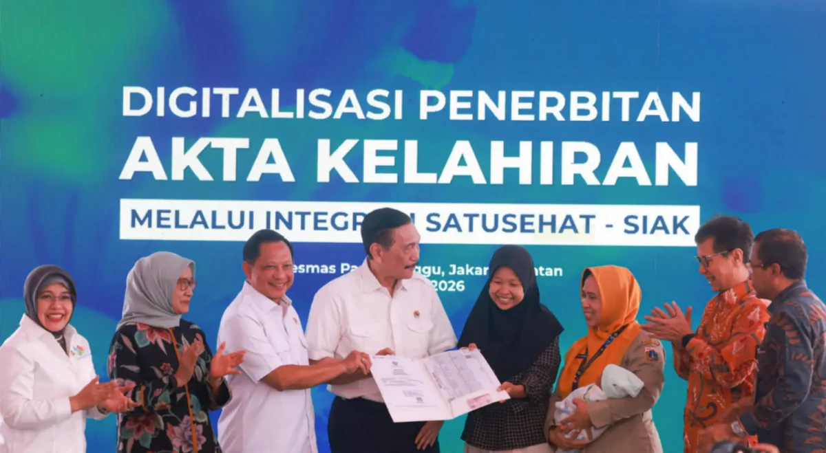 Kemenkes, kemendagri dan Ketua Dewan Ekonomi Nasional hadir dalam peluncuran layanan digital melalui integrasi SATUSEHAT dan SIAK (kepala bpip kemenkes)