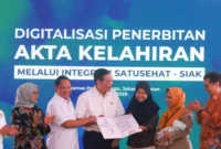 Kemenkes, kemendagri dan Ketua Dewan Ekonomi Nasional  hadir dalam peluncuran layanan digital melalui integrasi SATUSEHAT dan SIAK (kepala bpip kemenkes)