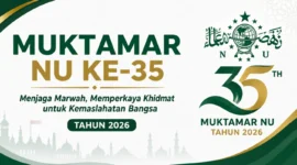 KH Miftachul Akhyar kembali terpilih sebagai Rais Aam PBNU masa khidmah 2026-2031 melalui musyawarah mufakat AHWA dalam Muktamar ke-35 NU di Jombang, Jawa Timur (ilustrasi AI : sisipublik.com)