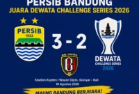Ilustrasi AI - Persib Bandung juara Dewata Challenge Series 2026 setelah mengalahkan Bali United 3-2