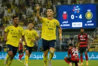 Al Nassr menang 4-0 atas Al Riyadh pada pekan kedua Liga Pro Saudi 2026/2027 di Stadion Prince Faisal bin Fahd (Ilustrasi AI: sisipublik.com)